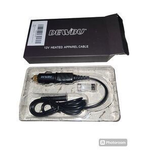 Car Charger for DEWBU Heated Jacket for 12V Battery‎ Pack Winter Outdoor Clothes